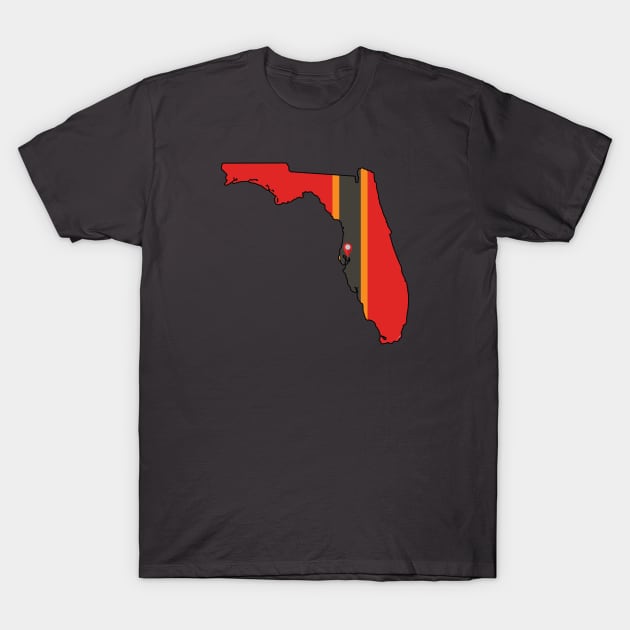 Tampa Bay Football T-Shirt by doctorheadly